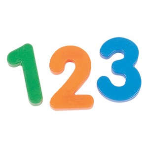 Jumbo Magnetic Numbers - Set of 36